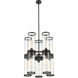 Revolve II 10 Light 22.13 inch Urban Bronze Chandelier Ceiling Light